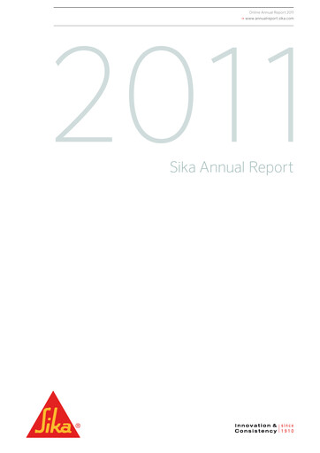 Vorschaubild Sika Jahresbericht 2011