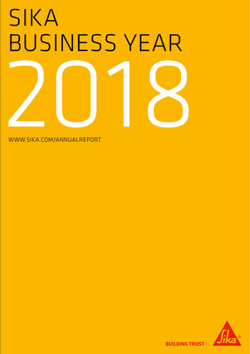 Vorschaubild Sika Jahresbericht 2018