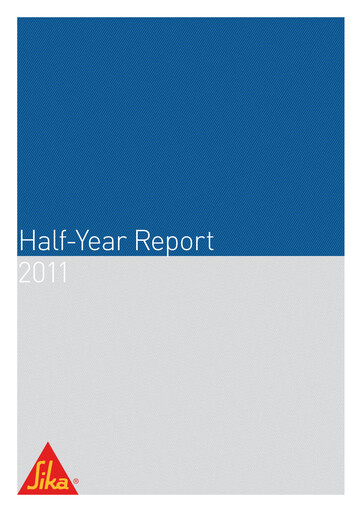 Thumbnail Sika Half-year Report 2011-h1