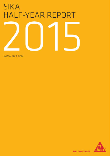 Thumbnail Sika Half-year Report 2015-h1