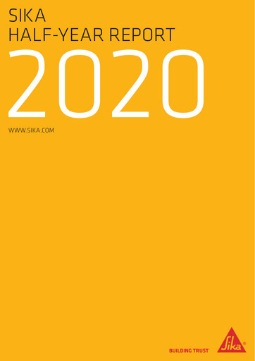 Thumbnail Sika Half-year Report 2020-h1