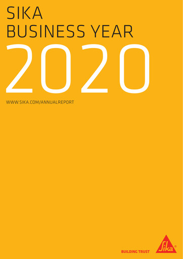 Vorschaubild Sika Nachhaltigkeitsbericht 2020