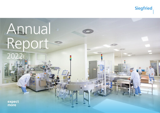 Thumbnail Siegfried Holding Annual Report 2022