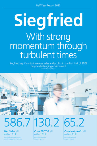 Vorschaubild Siegfried Holding Halbjahresbericht 2022-h1