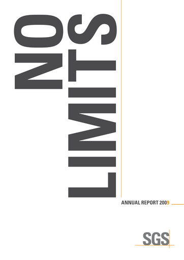 Thumbnail SGS Annual Report 2009