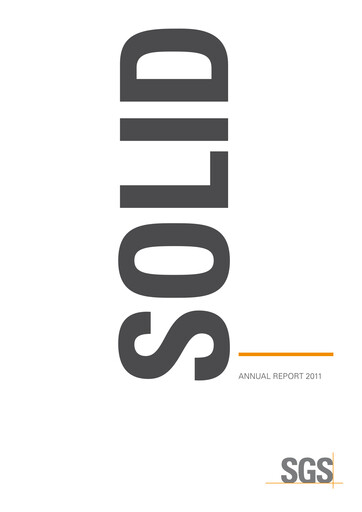 Thumbnail SGS Annual Report 2011