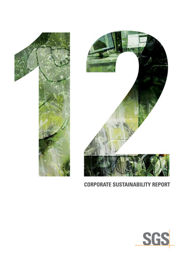 Thumbnail SGS Sustainability Report 2012