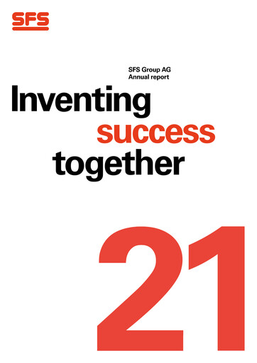 Thumbnail SFS Group Annual Report 2021