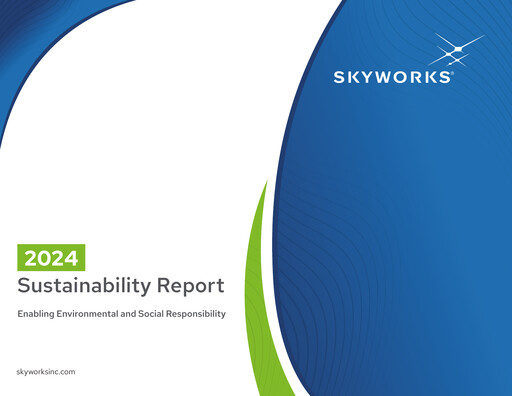 Thumbnail Skyworks Solutions
 Sustainability Report 2024