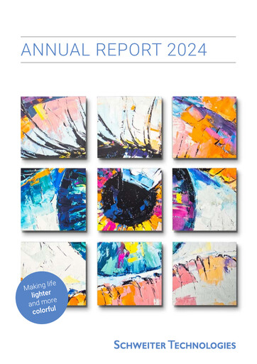 Thumbnail Schweiter Technologies Annual Report 2024