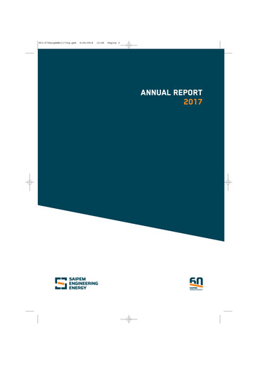 Thumbnail Saipem Annual Report 2017