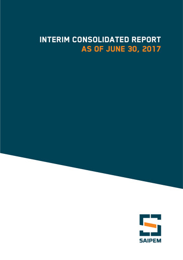 Thumbnail Saipem Half-year Report 2017-h1
