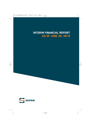 Thumbnail Saipem Half-year Report 2019-h1