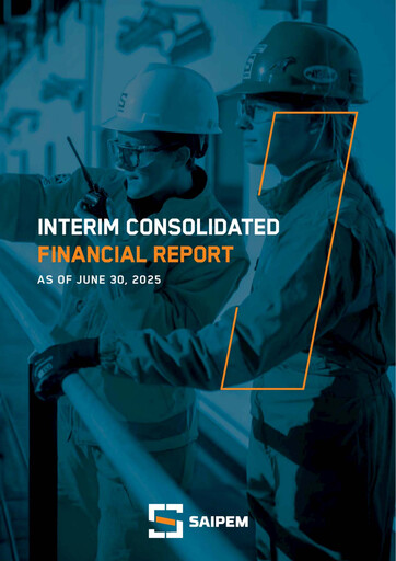 Thumbnail Saipem Half-year Report 2025-h1