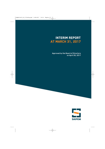Thumbnail Saipem Quarterly Report 2017-q1