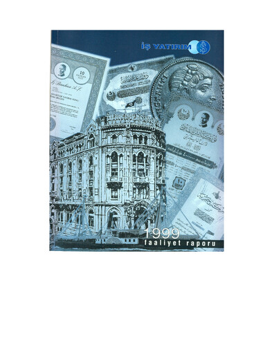 Vorschaubild Is Yatirim Menkul Degerler Anonim Sirketi Jahresbericht 1999