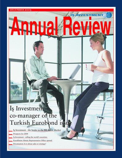 Vorschaubild Is Yatirim Menkul Degerler Anonim Sirketi Jahresbericht 2003