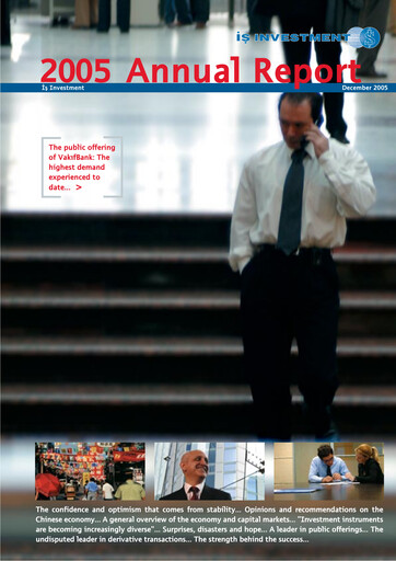 Vorschaubild Is Yatirim Menkul Degerler Anonim Sirketi Jahresbericht 2005