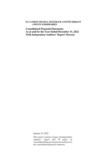 Vorschaubild Is Yatirim Menkul Degerler Anonim Sirketi Finanzmitteilung 2022