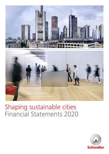 Thumbnail Schindler Group Financial Statement 2020