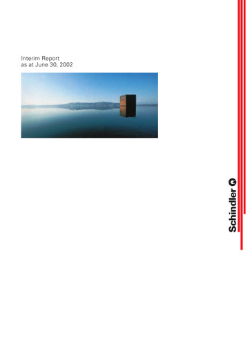 Thumbnail Schindler Group Half-year Report 2002-h1