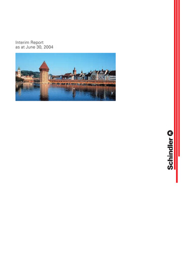 Thumbnail Schindler Group Half-year Report 2004-h1