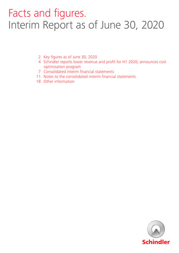 Thumbnail Schindler Group Half-year Report 2020-h1