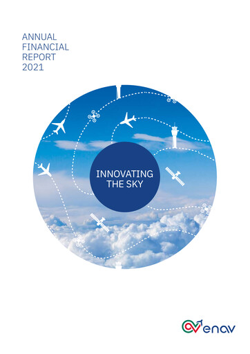 Miniature ENAV Rapport annuel 2021