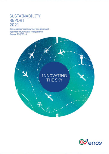 Miniature ENAV Rapport de durabilité 2021