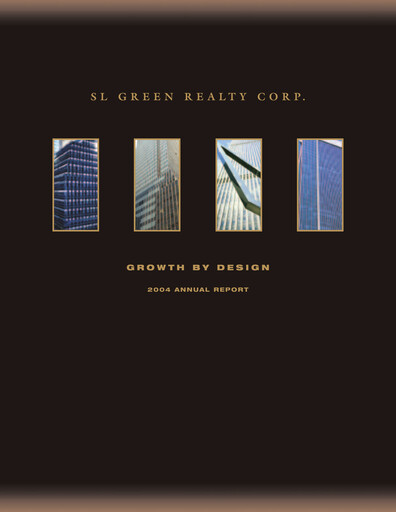Thumbnail SL Green Realty
 Annual Report 2004