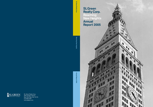 Thumbnail SL Green Realty
 Annual Report 2005