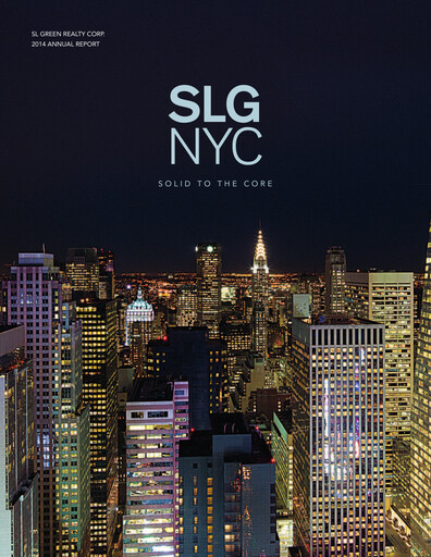 Thumbnail SL Green Realty
 Annual Report 2014