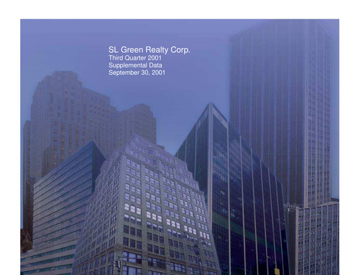 Vorschaubild SL Green Realty
 Quartalsbericht 2001-q3