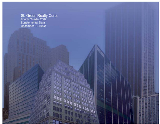 Vorschaubild SL Green Realty
 Quartalsbericht 2002-q4