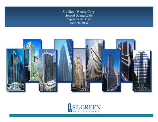 Vorschaubild SL Green Realty
 Quartalsbericht 2006-q2