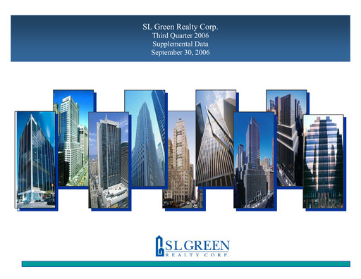 Vorschaubild SL Green Realty
 Quartalsbericht 2006-q3