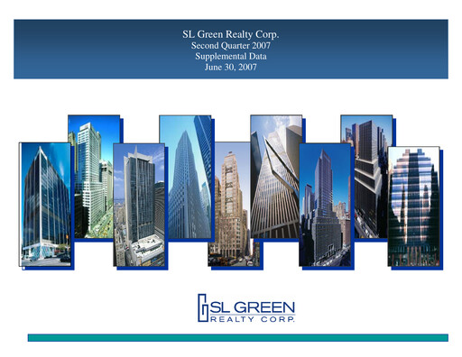 Vorschaubild SL Green Realty
 Quartalsbericht 2007-q2