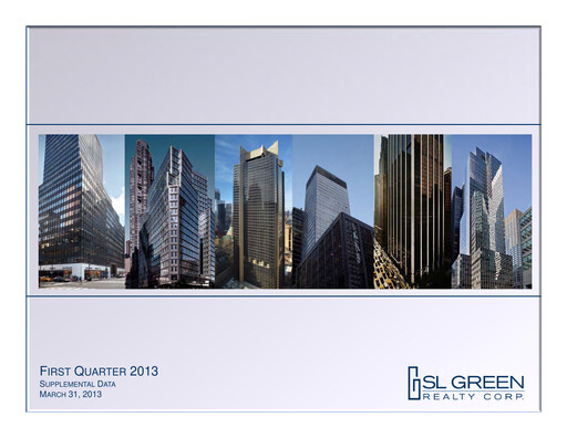 Vorschaubild SL Green Realty
 Quartalsbericht 2013-q1