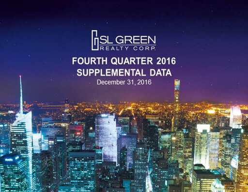 Vorschaubild SL Green Realty
 Quartalsbericht 2016-q4