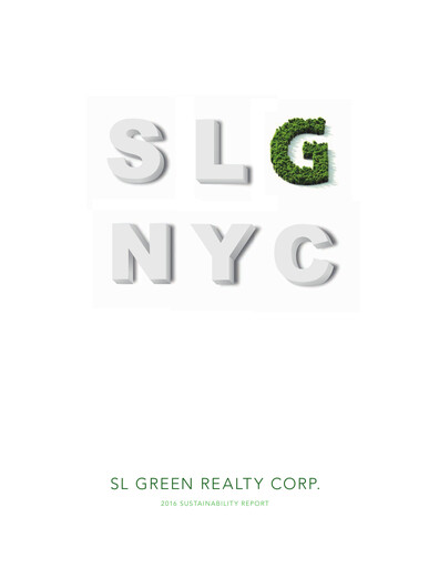 Thumbnail SL Green Realty
 Sustainability Report 2016