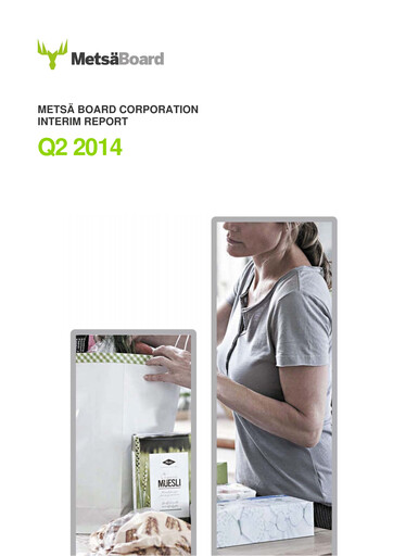 Miniature Metsä Board Rapport semestriel 2014-h1