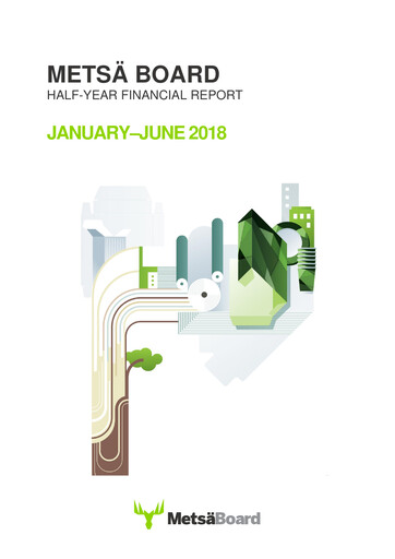 Miniature Metsä Board Rapport semestriel 2018-h1