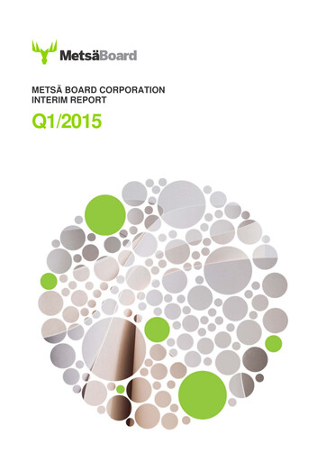 Thumbnail Metsä Board Quarterly Report 2015-q1
