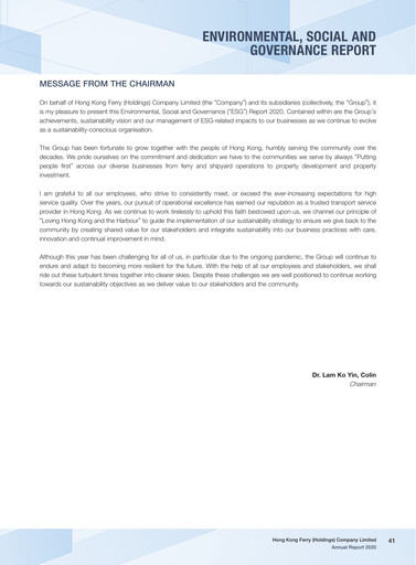 Thumbnail Hong Kong Ferry ESG Report 2020