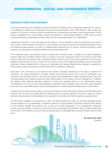 Thumbnail Hong Kong Ferry ESG Report 2025