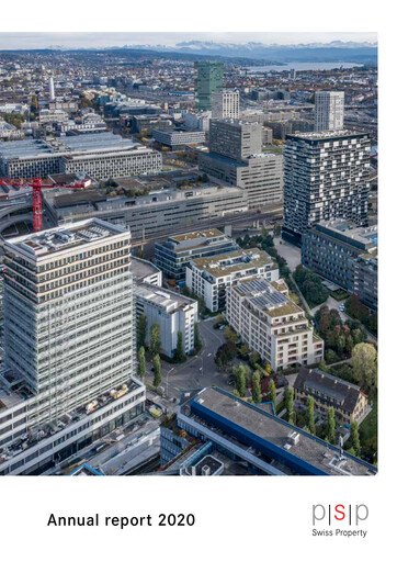 Thumbnail PSP Swiss Property Annual Report 2020