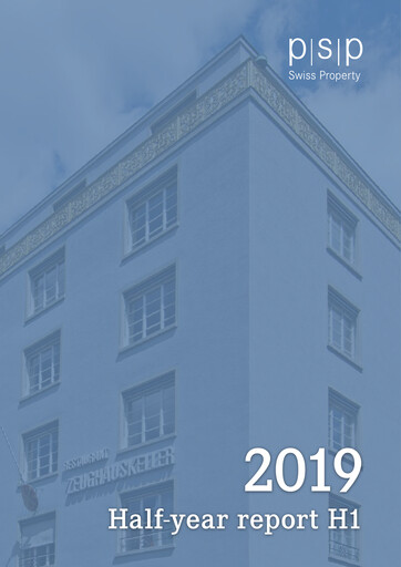 Thumbnail PSP Swiss Property Half-year Report 2019-h1