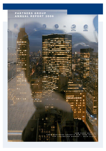 Thumbnail Partners Group Annual Report 2006