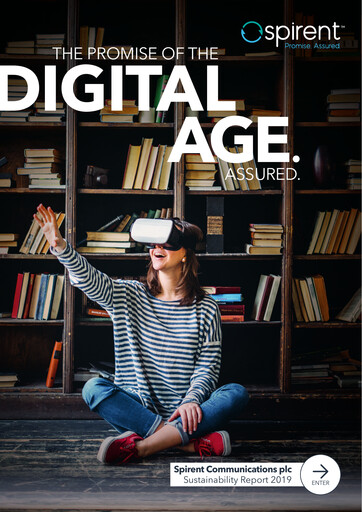 Thumbnail Spirent Sustainability Report 2019