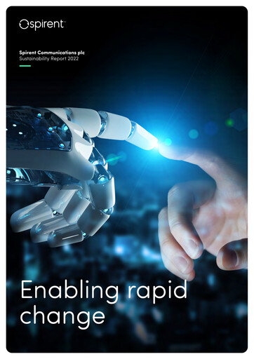 Thumbnail Spirent Sustainability Report 2022